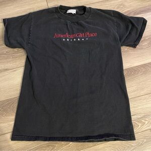 American Girl American Girl Place Chicago Youth Medium Black T-Shirt